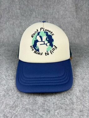 Good Planets Are Hard to Find Peace Earth Trucker Hat